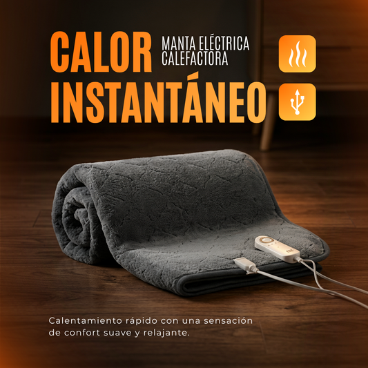 Manta Eléctrica Calefactora para la Cama - PRODUCTO EN TENDENCIA | 50% DE DESCUENTO