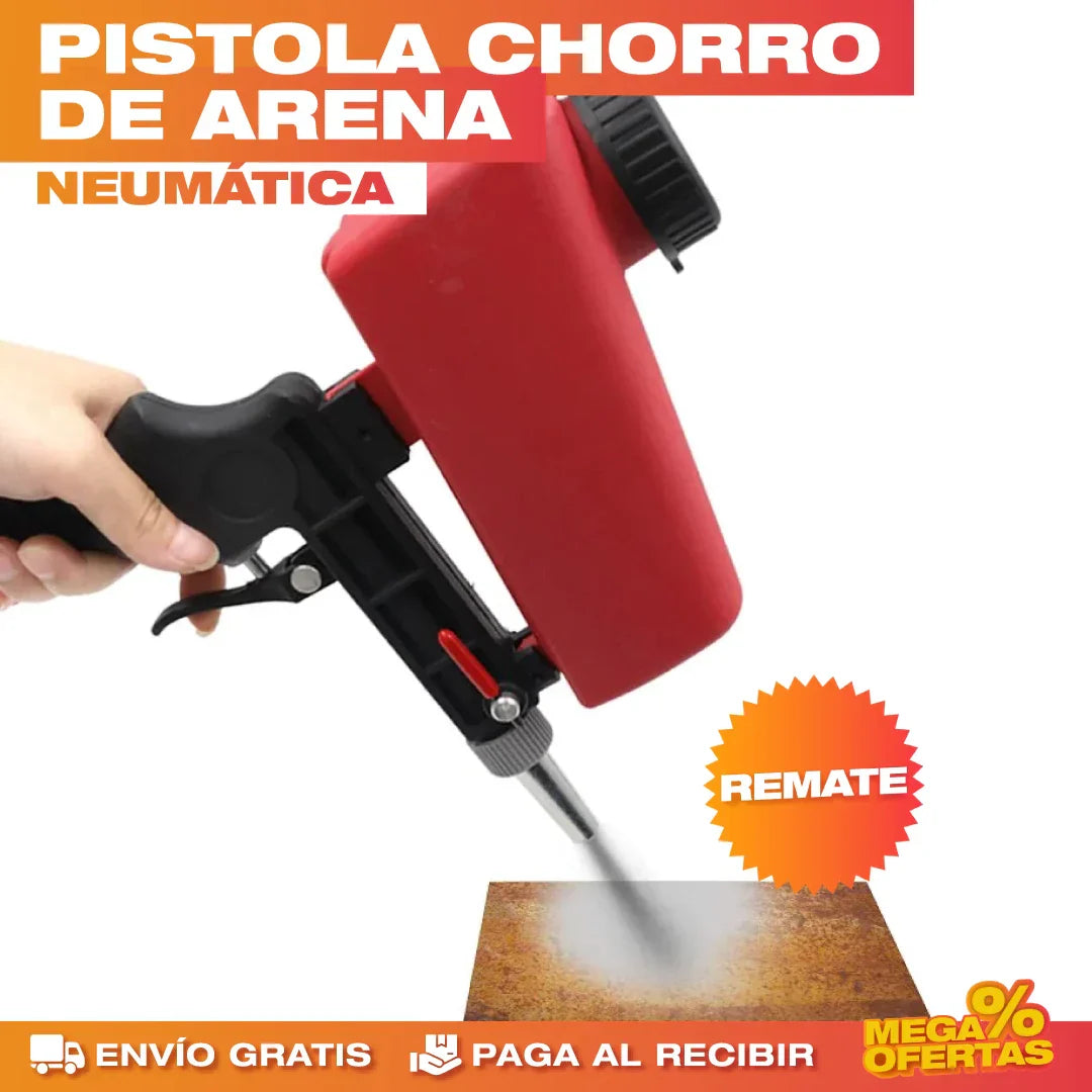 [PROMO] PISTOLA CHORRO DE ARENA NEUMÁTICA 🔥
