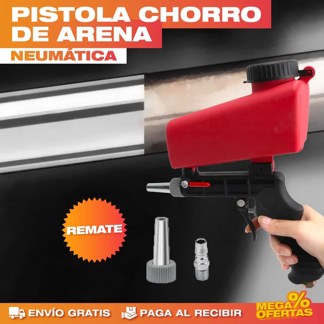 [PROMO] PISTOLA CHORRO DE ARENA NEUMÁTICA 🔥